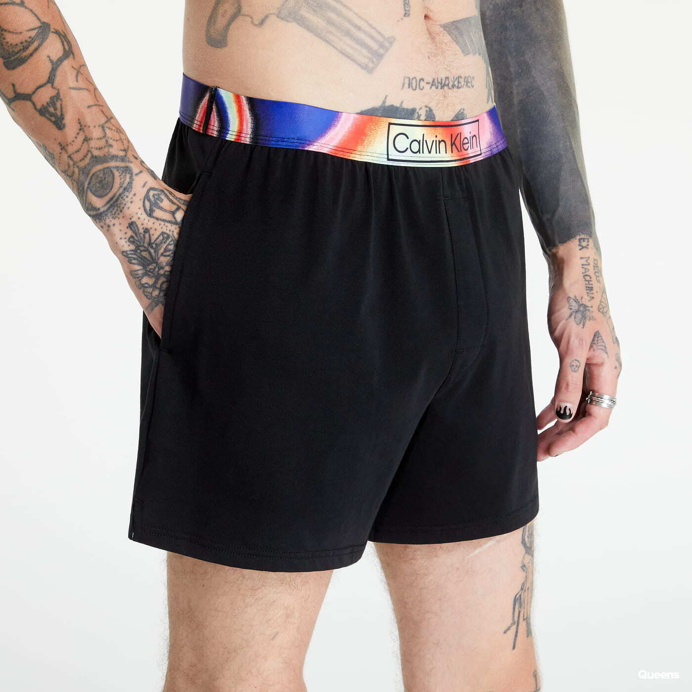 Pyžamá Calvin Klein Lounge Shorts Pride Black