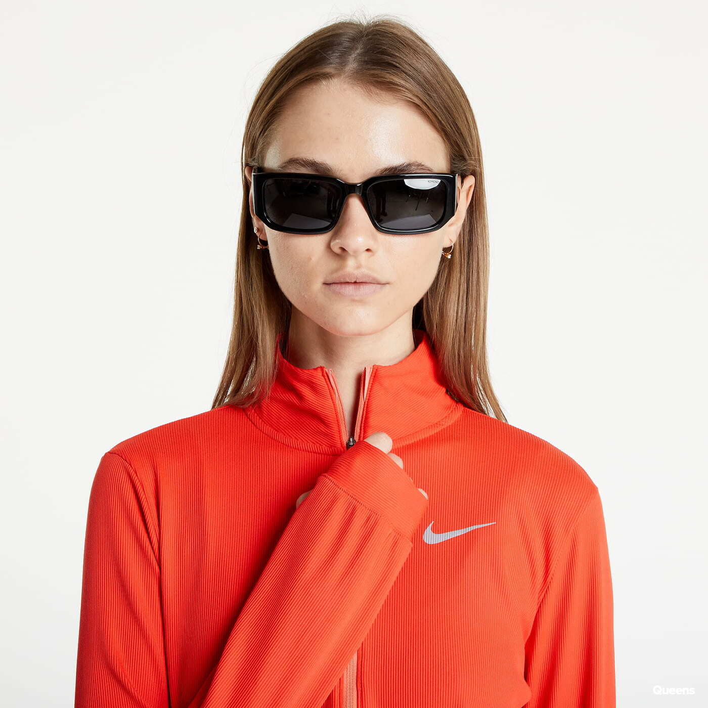Mikiny Nike Dri-FIT Hoodie Orange