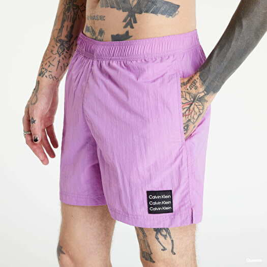 Swimwear Calvin Klein Medium Drawstring Swim Shorts Purple Queens