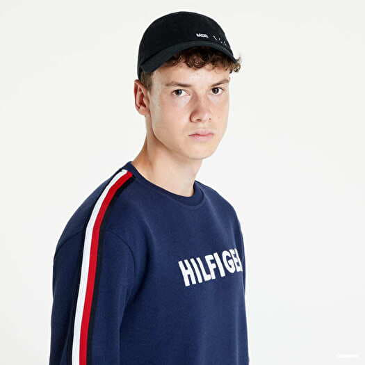 Tommy hilfiger track store top sweatshirt navy