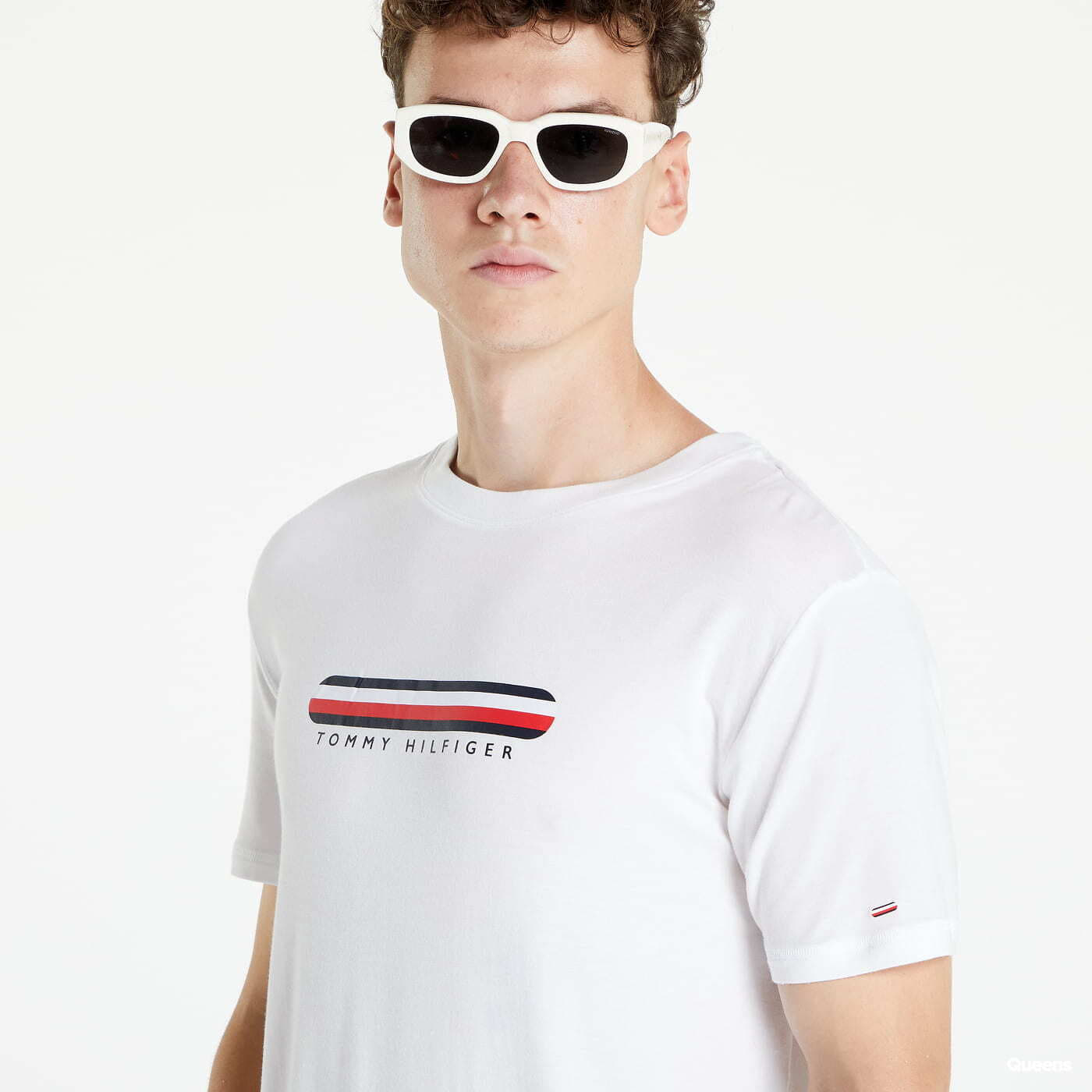 T-shirts Tommy Hilfiger CN SS Tee White