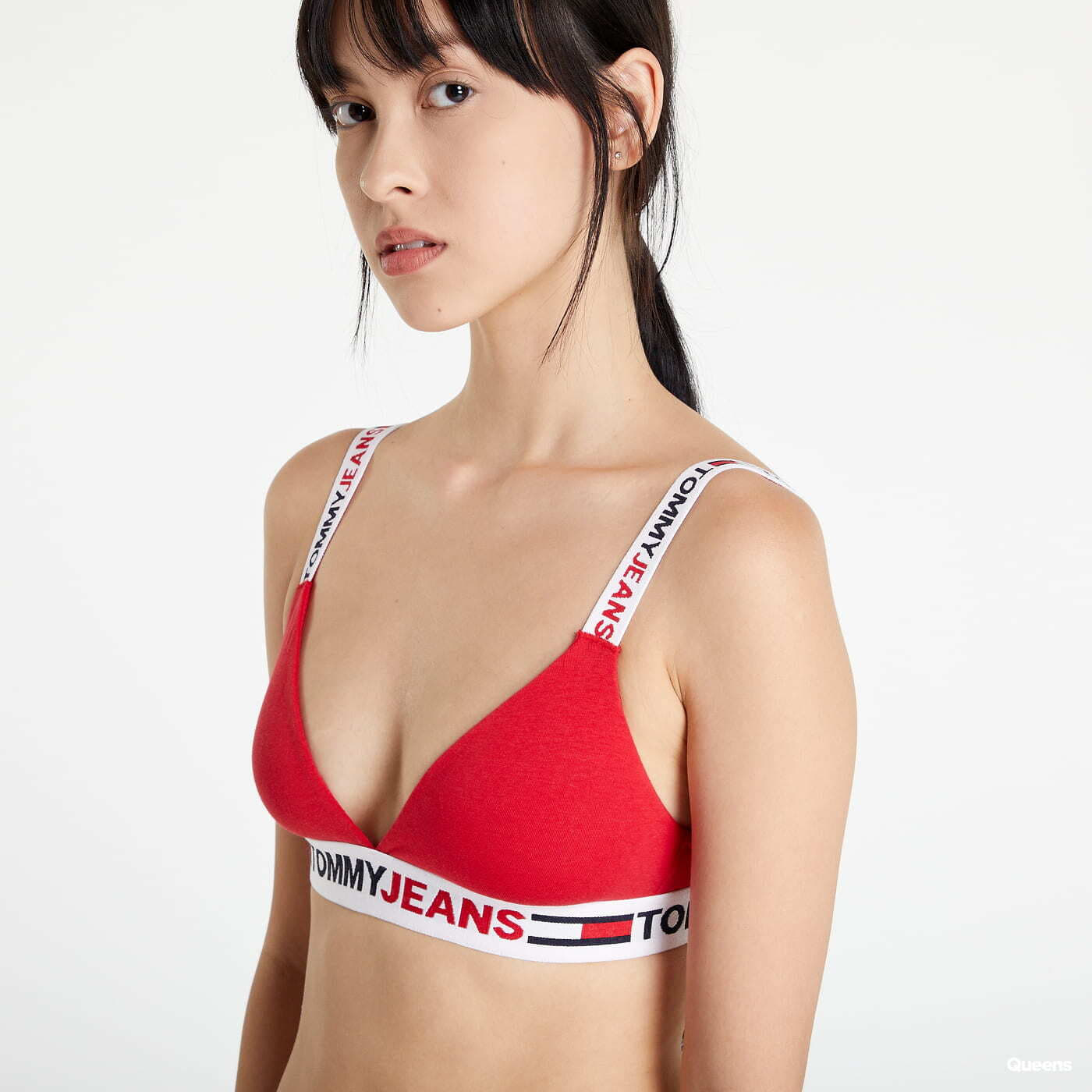 Podprsenky TOMMY JEANS Unlined Triangle Red