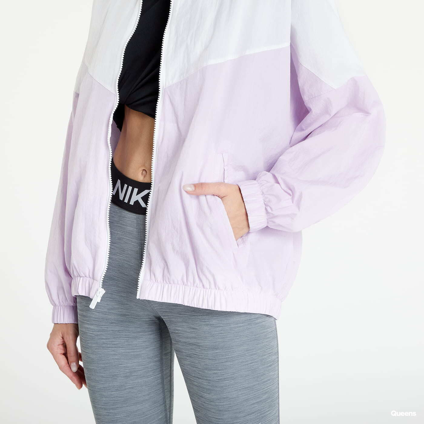 Windbreakers Nike Sportswear Windrunner Jacket White Purple Queens
