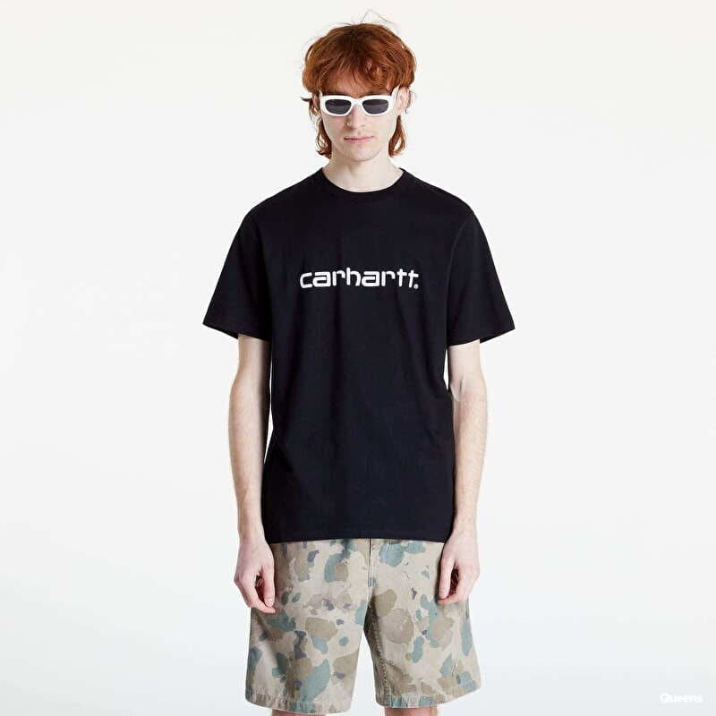 T-shirt Carhartt WIP S/S Script T-Shirt Black/ White