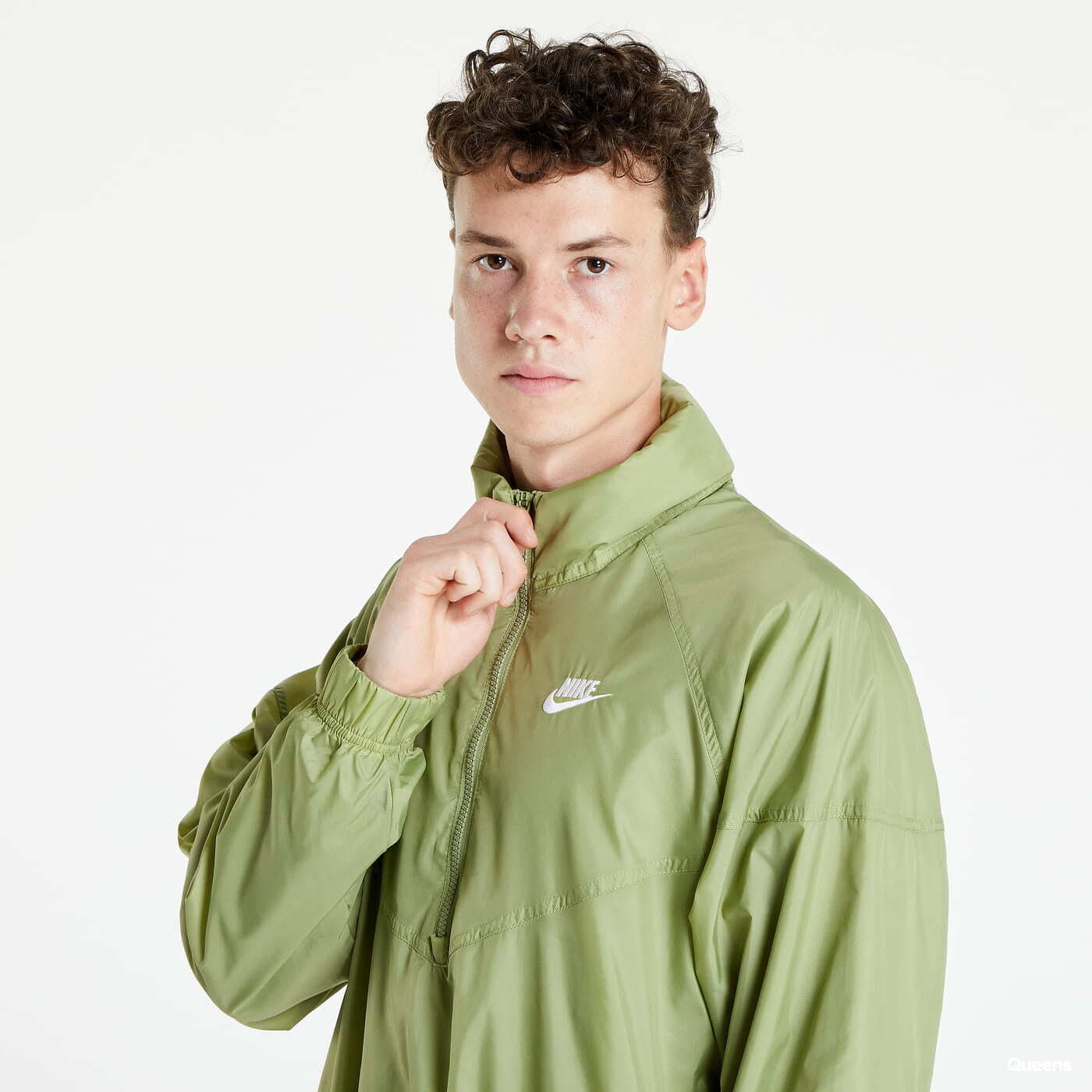 Windbreakers Nike Jacket Windbreakers Green Queens