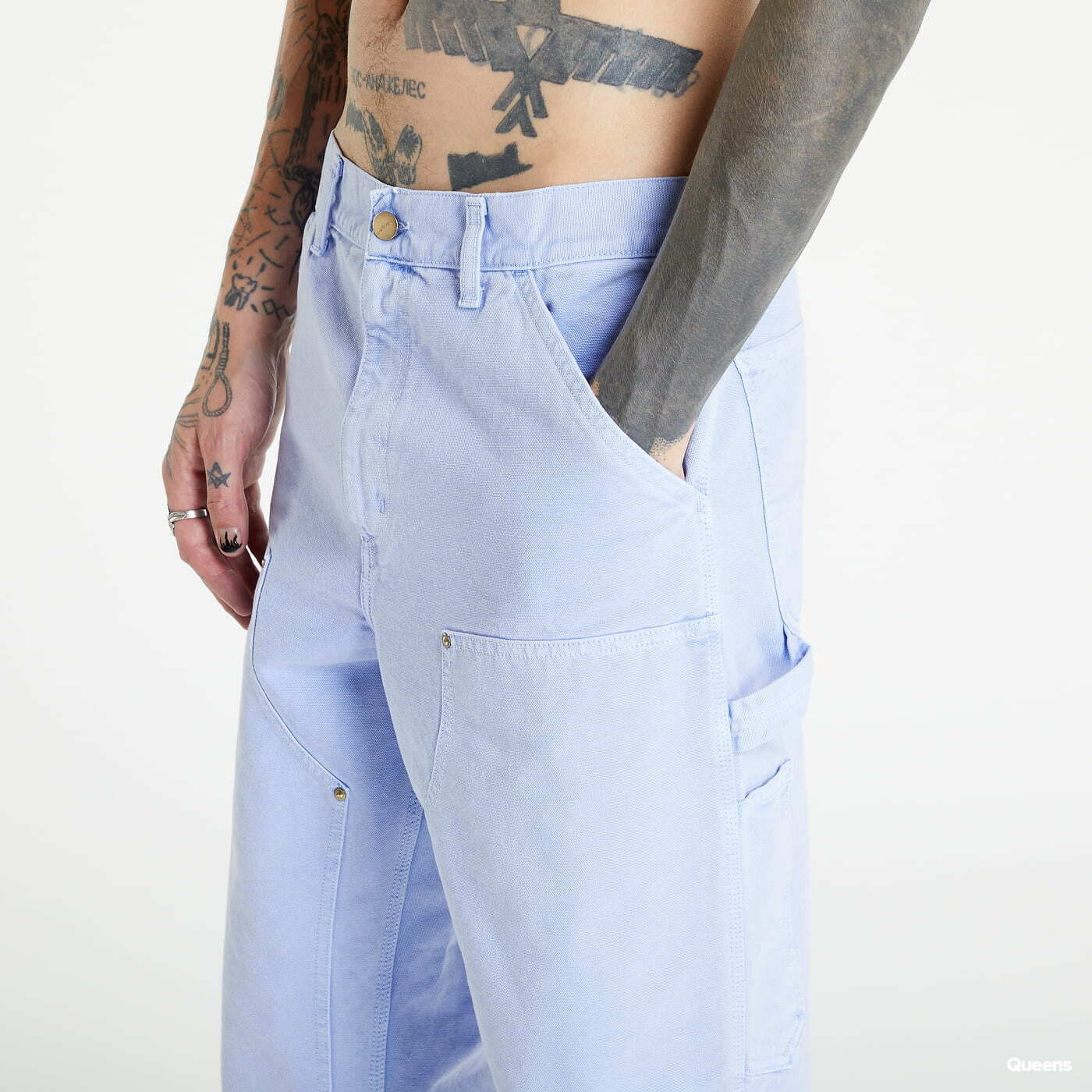 Jeans Carhartt WIP Double Knee Pant Purple