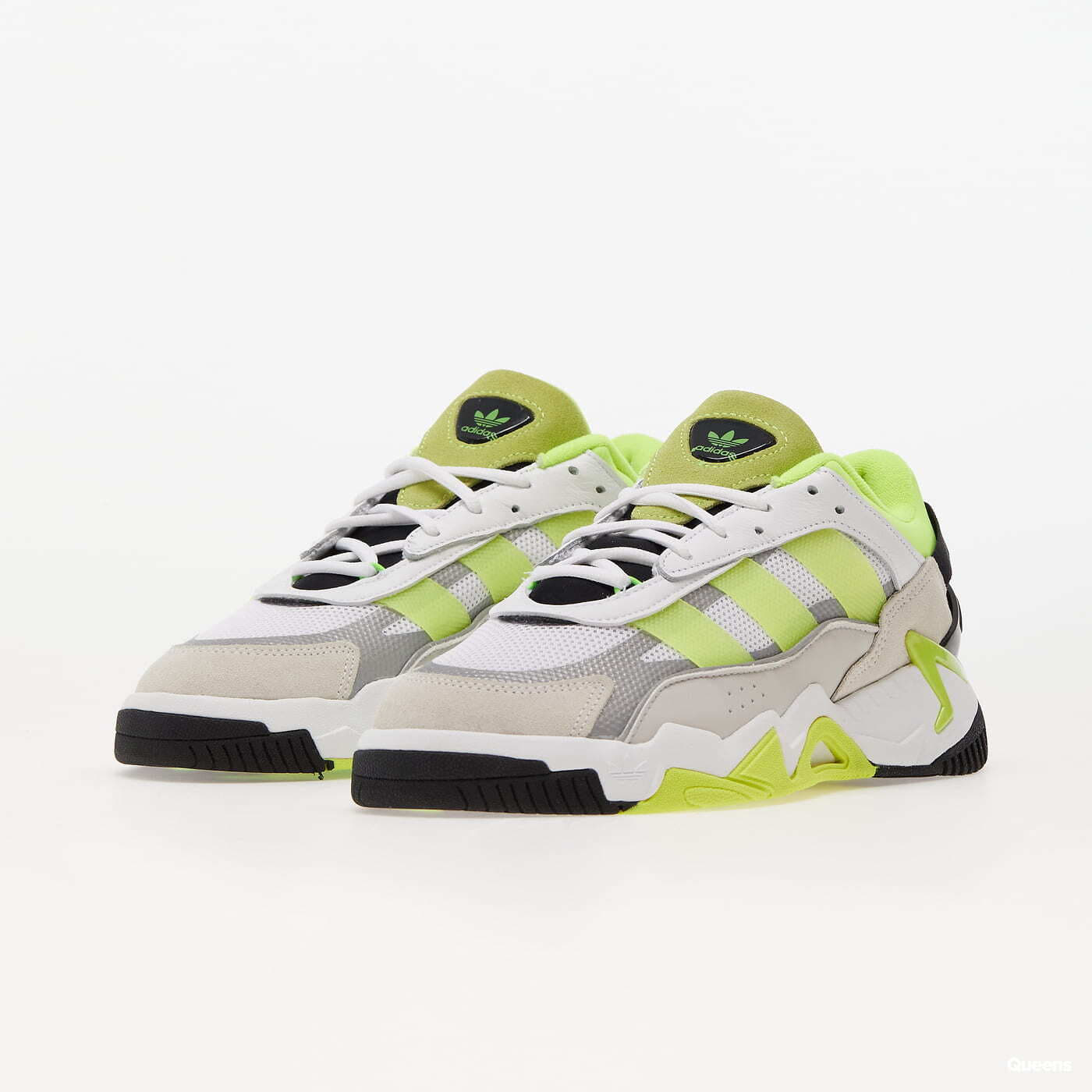 Adidași și pantofi pentru bărbați adidas Originals Niteball II Ftw White/ Solar Yellow/ Core Black