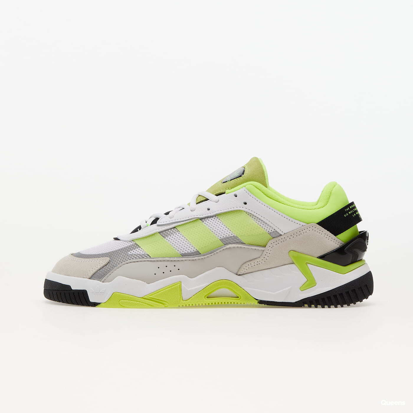 Adidași și pantofi pentru bărbați adidas Originals Niteball II Ftw White/ Solar Yellow/ Core Black