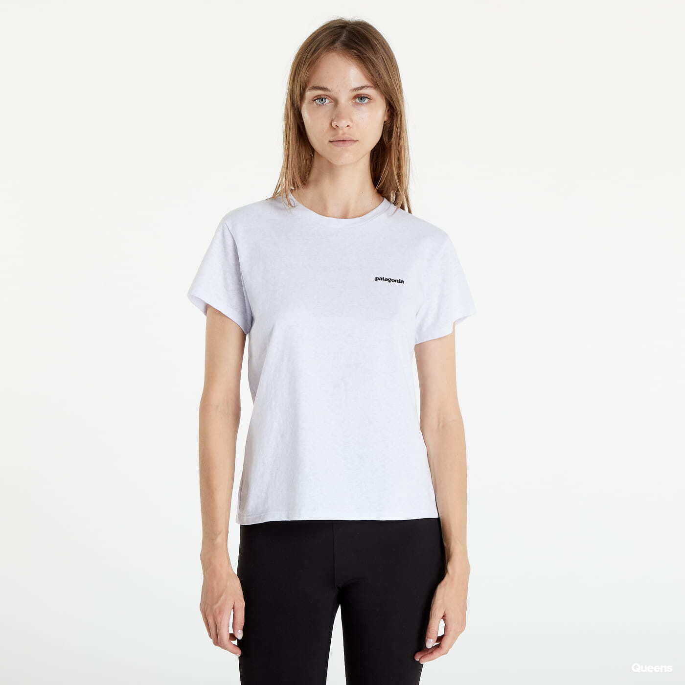 Marškinėliai Patagonia W´S P-6 Logo Responsibili T-Shirt White