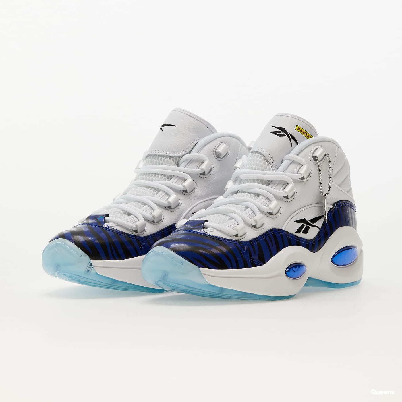 Men s sneakers and shoes Reebok Question Mid Soft White Classic Cob Core Black Queens