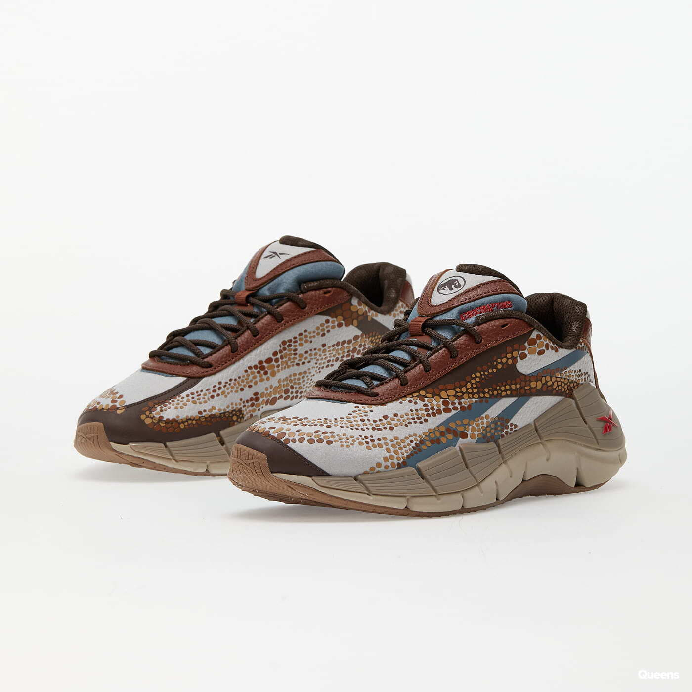 Vīriešu čības un apavi Reebok Zig Kinetica 2.5 Star Grey/ Peat/ Grind Brown