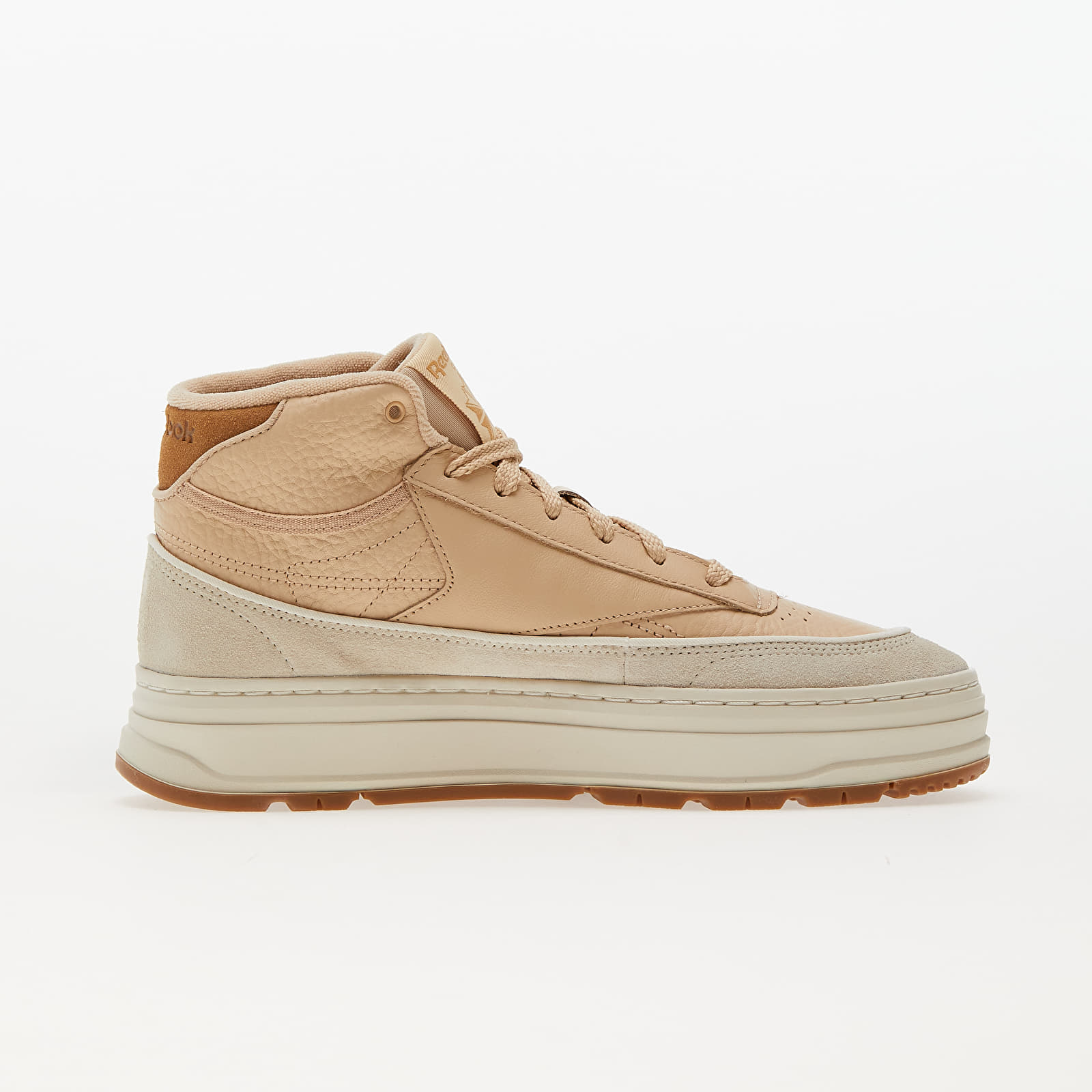 Dámské tenisky a boty Reebok Club C Geo Mid Weathered Beige/ True Beige/ Alabaster