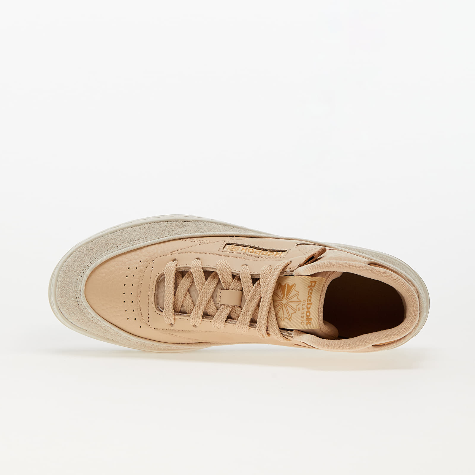 Dámské tenisky a boty Reebok Club C Geo Mid Weathered Beige/ True Beige/ Alabaster