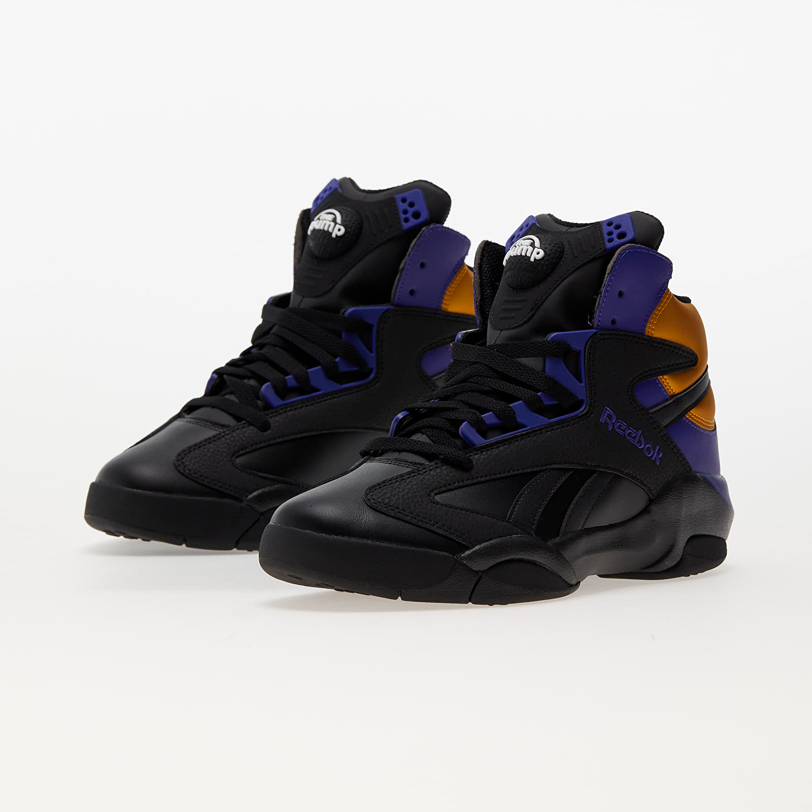 Pánské tenisky a boty Reebok Shaq Attaq Core Black/ Bold Purple/ Core Gold