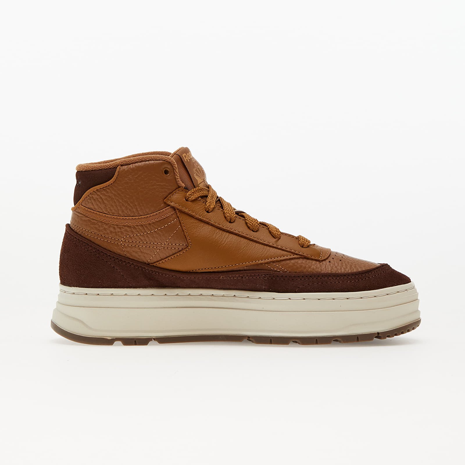 Дамски кецове и обувки Reebok Club C Geo Mid Wild Brown/ Brown/ True Beige