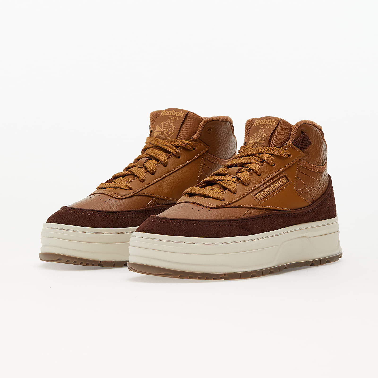 Reebok high tops 80s brown on sale