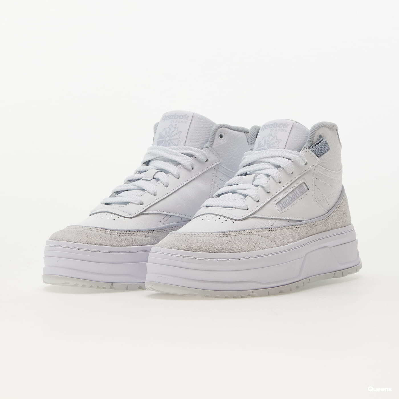 Zapatillas mujer Reebok Club C Geo Mid Soft White/ Classic Grey 1/ Cd Grey 2