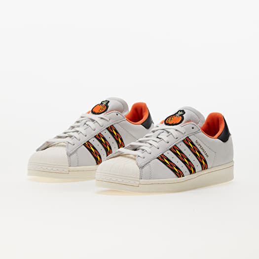 Adidas superstar white and orange new arrivals