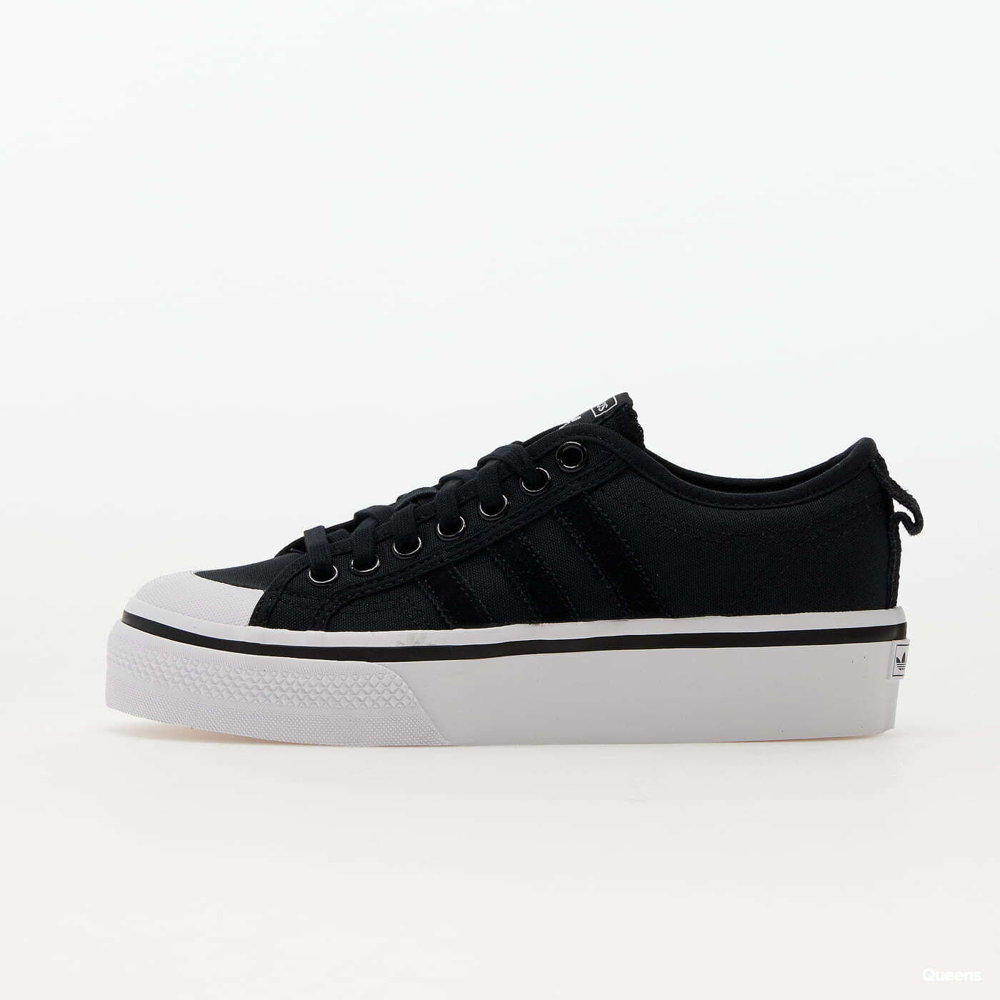Sneakers und Schuhe fur Frauen adidas Originals Nizza Platform W Core Black Core Black Ftw White Queens