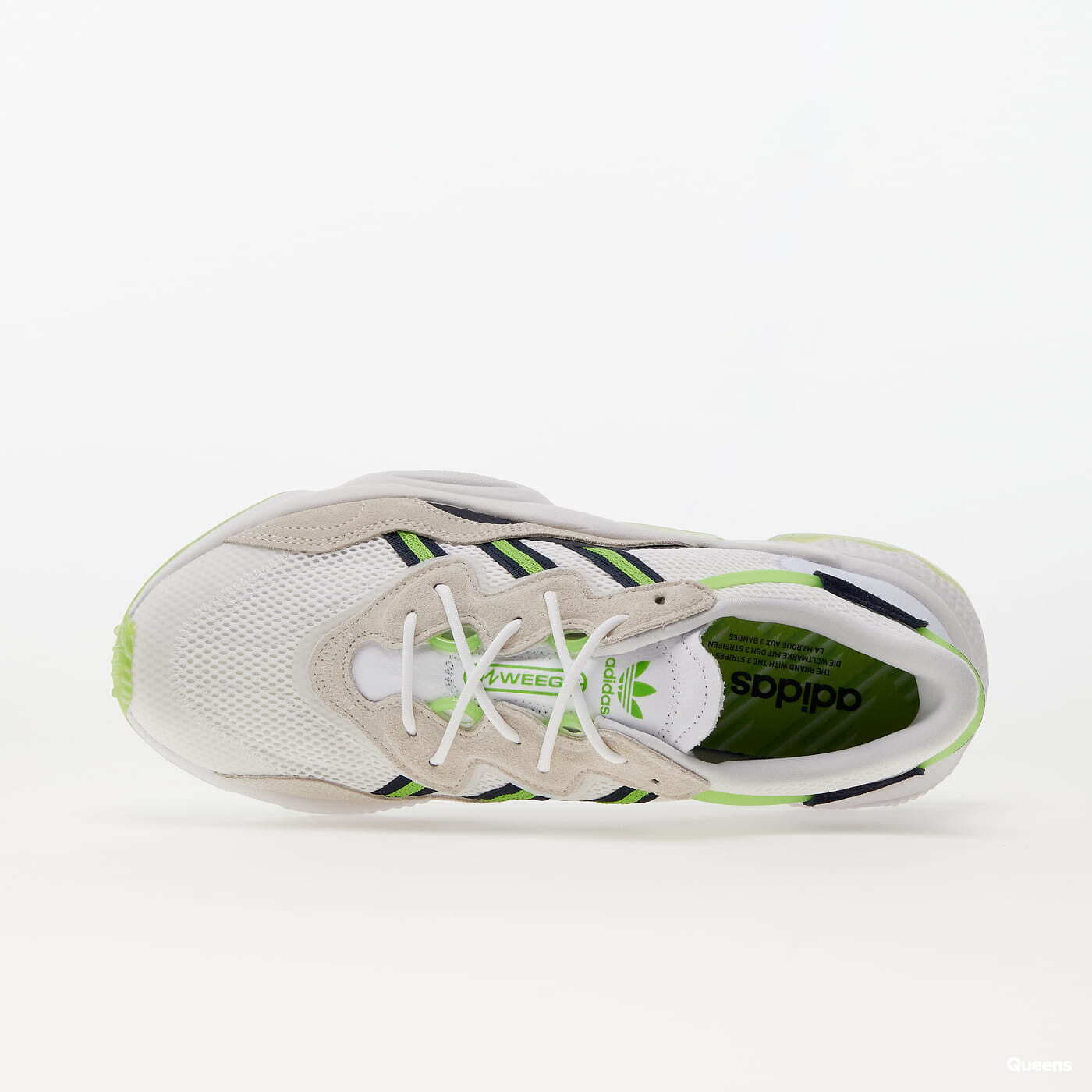 Încălțăminte și sneakerși pentru bărbați adidas Originals Ozweego Manchester United Ftw White/ Legend Ink/ Team Semi Green