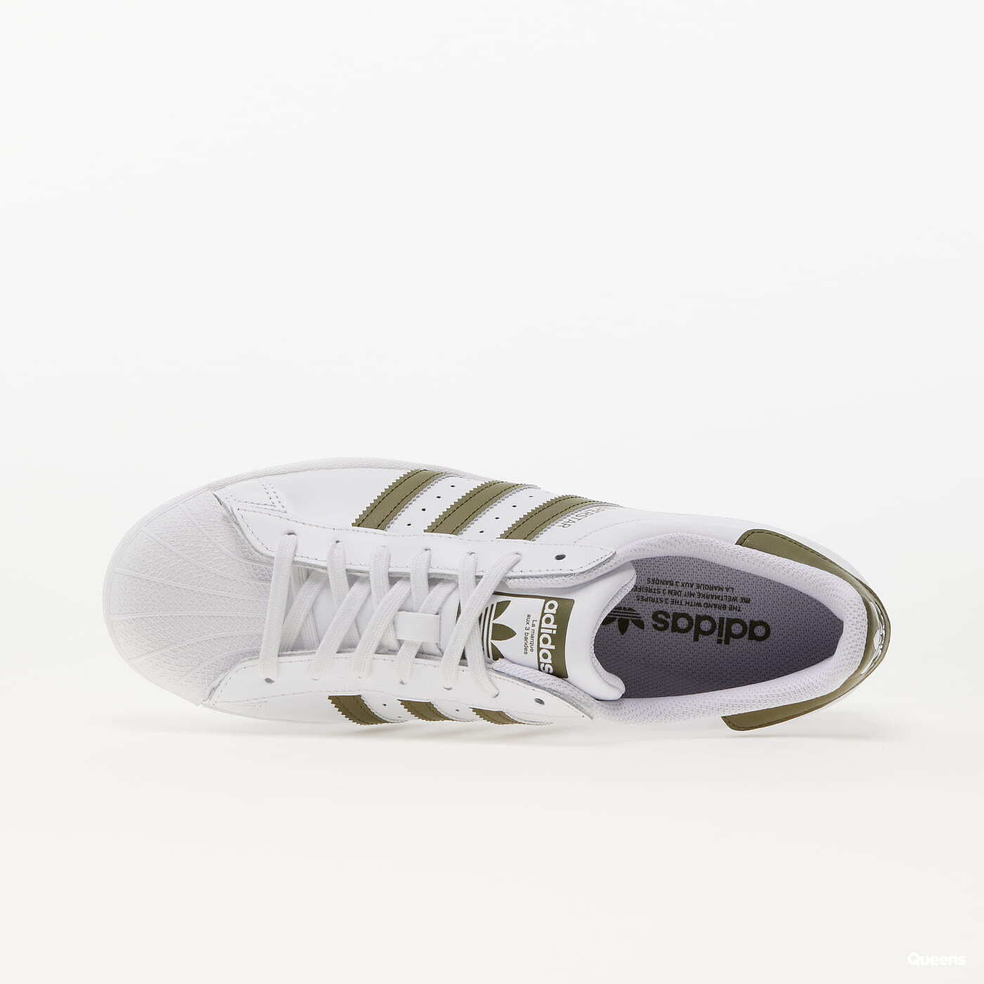 Sneakers og sko til mænd adidas Originals Superstar Ftw White/ Focus Olive/ Ftw White