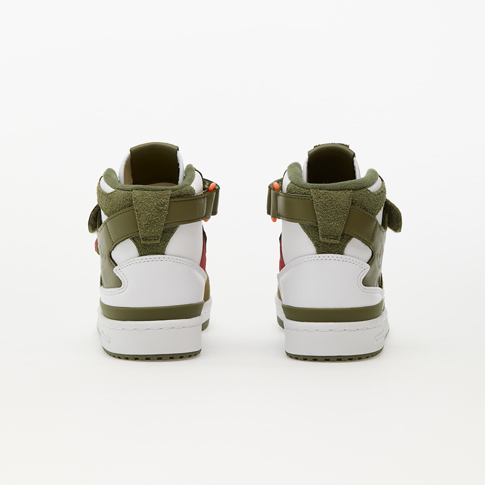 Damessneakers en -schoenen adidas Originals Forum 84 Hi W Ftw White/ Focus Olive/ Wonder Red