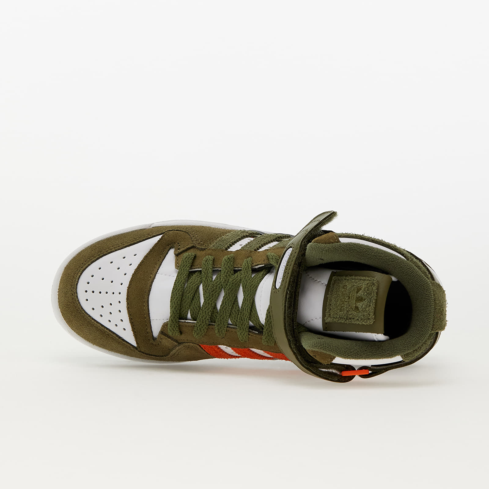 Damessneakers en -schoenen adidas Originals Forum 84 Hi W Ftw White/ Focus Olive/ Wonder Red