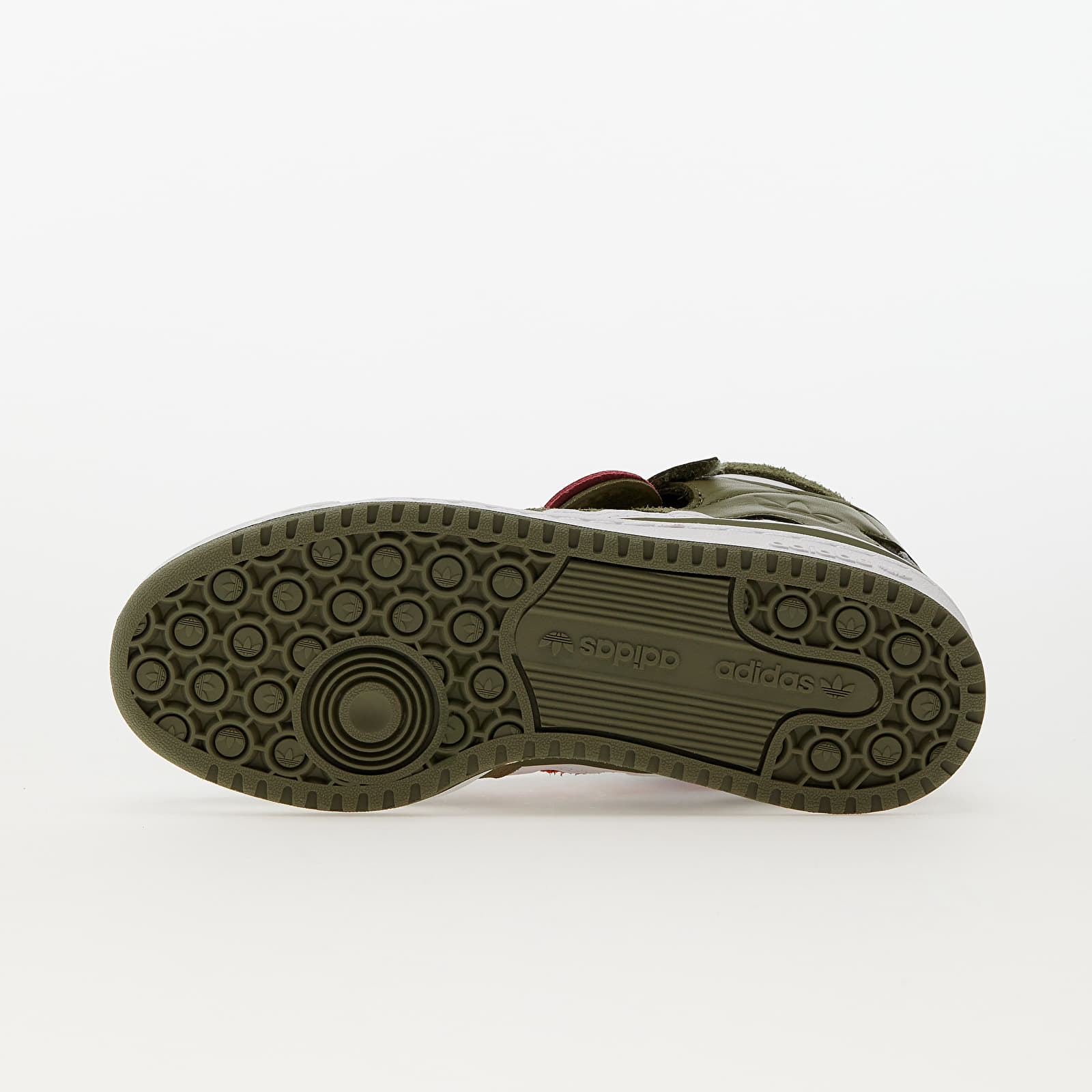 Damessneakers en -schoenen adidas Originals Forum 84 Hi W Ftw White/ Focus Olive/ Wonder Red