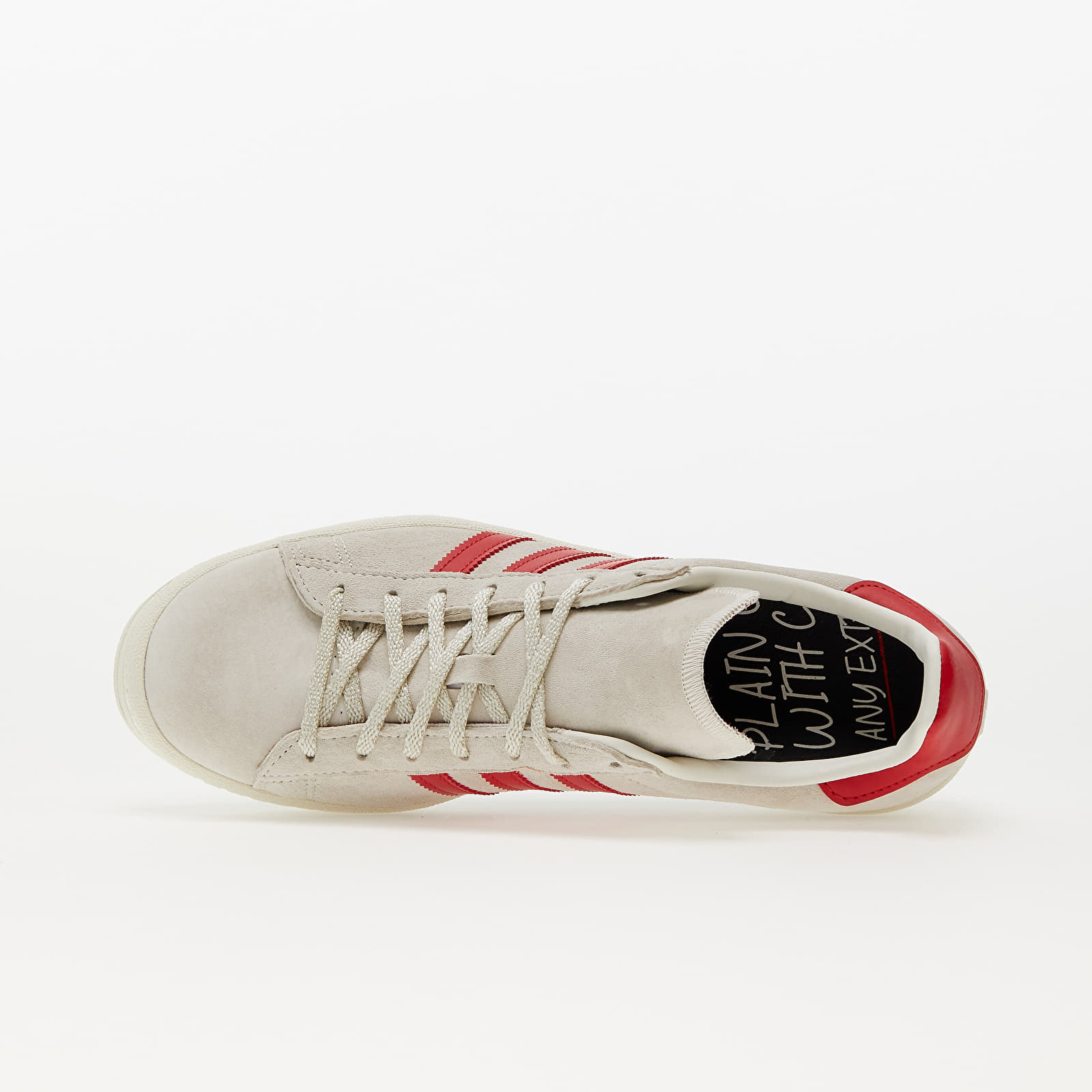 Herenschoenen adidas Originals Campus 80s Off White/ Collegiate Red/ Carbon
