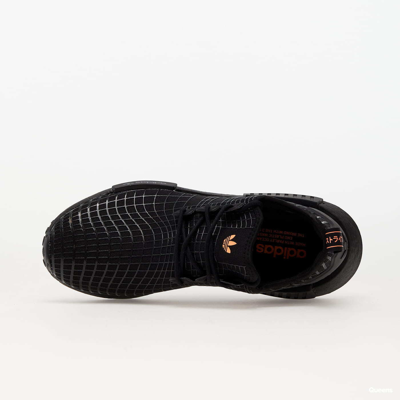 Adidas nmd r1 black mesh hot sale