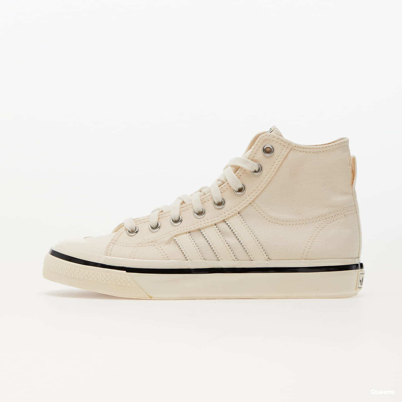 Vīriešu čības un apavi adidas Originals Nizza Hi Rf 74 Ecru Tint/ Core White/ Core Black