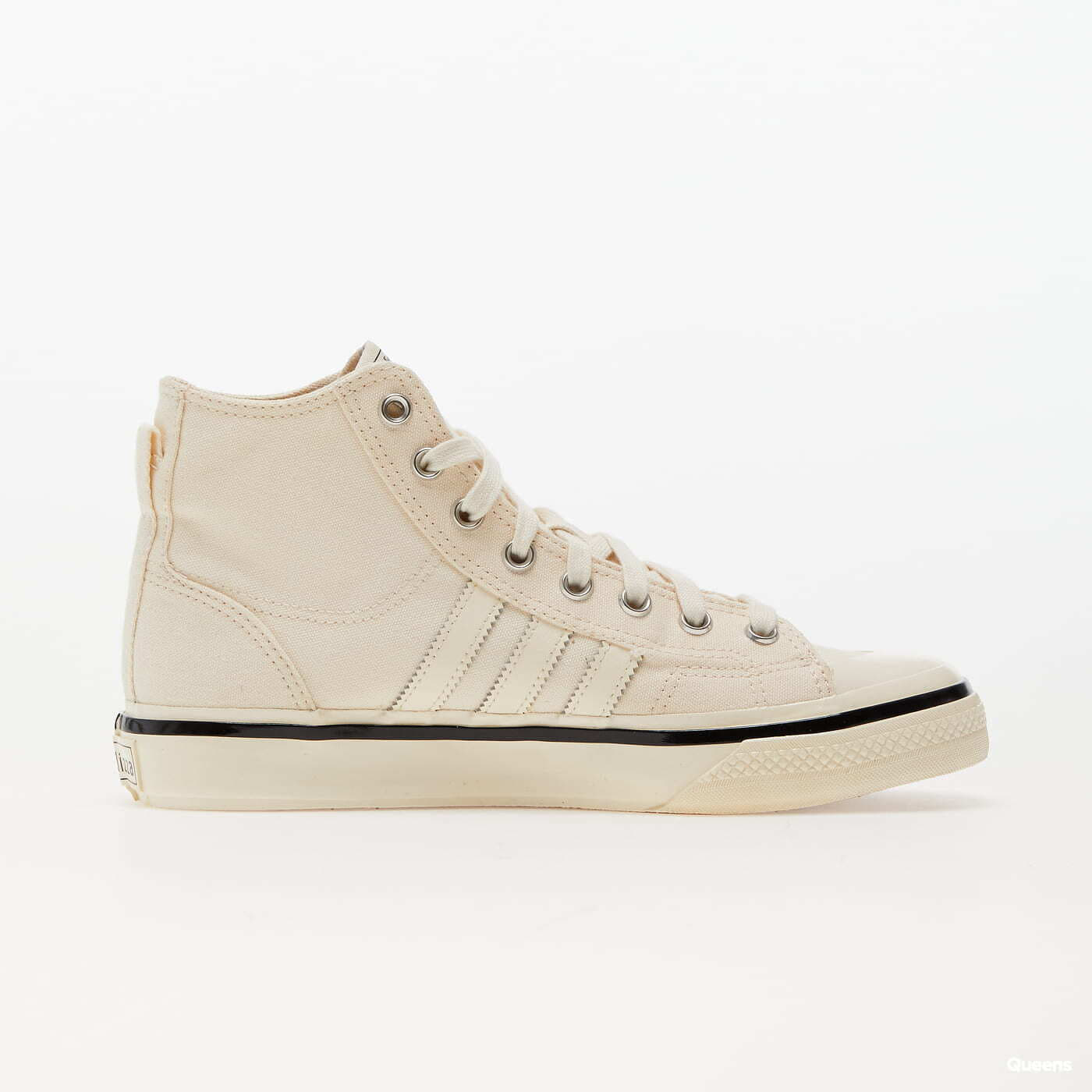 Vīriešu čības un apavi adidas Originals Nizza Hi Rf 74 Ecru Tint/ Core White/ Core Black
