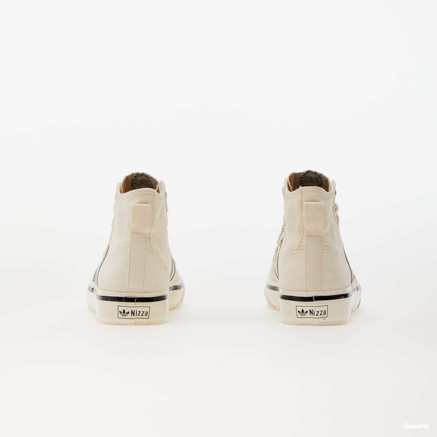 Turnschuhe und Schuhe fur Manner adidas Originals Nizza Hi Rf 74 Ecru Tint Core White Core Black Queens