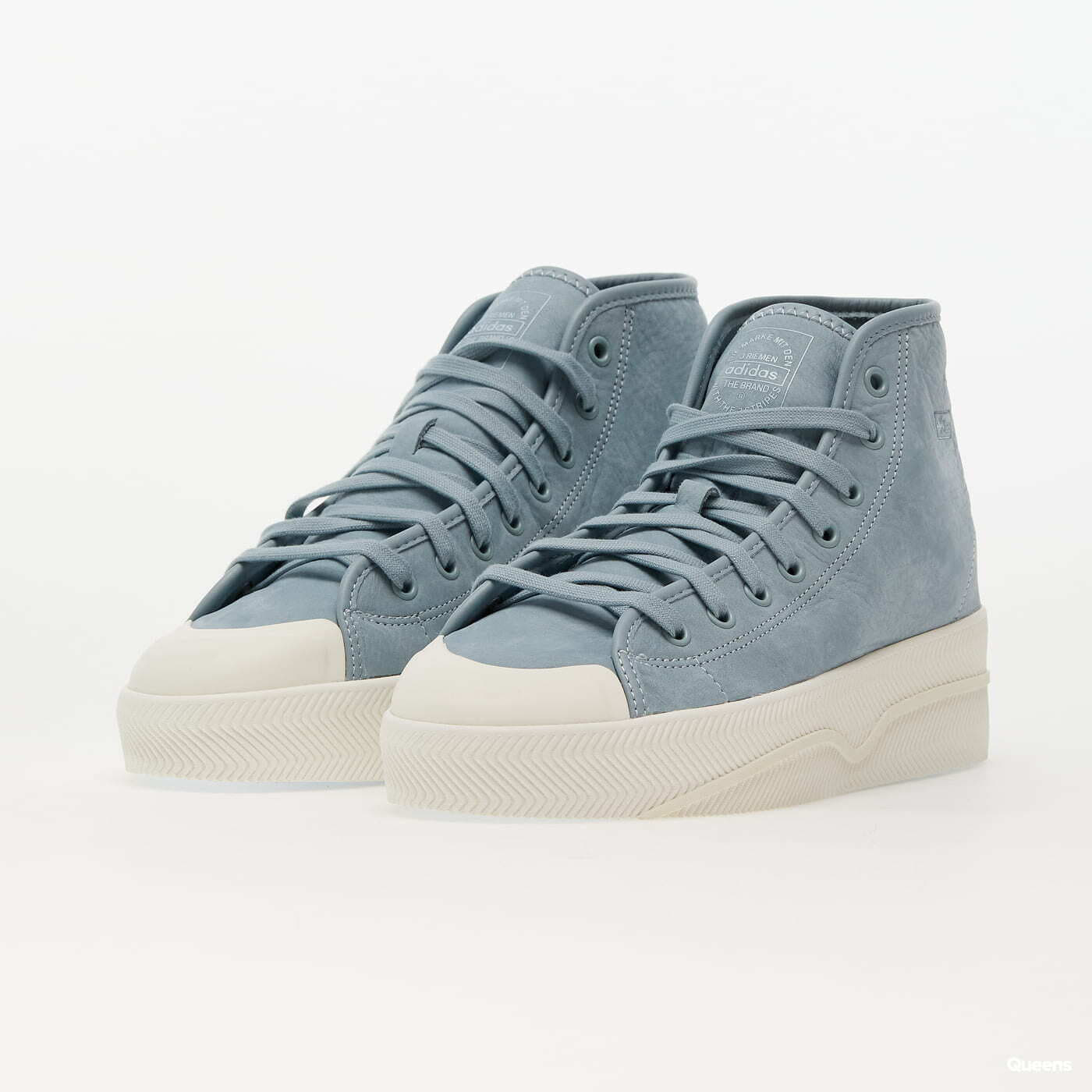 Vīriešu čības un apavi adidas Originals Nizza 2 Lea Magic Grey/ Magic Grey/ Core White