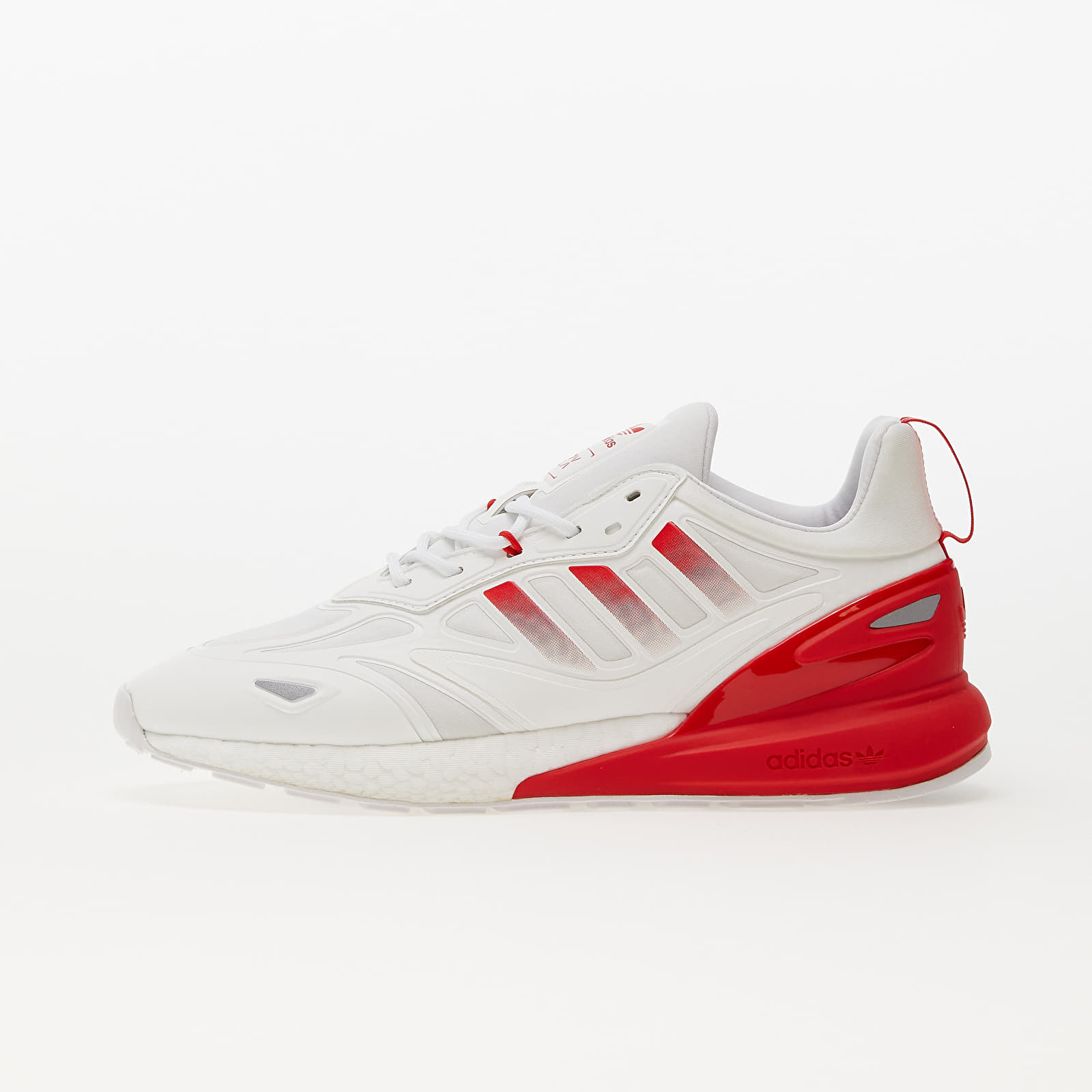Men's sneakers and shoes adidas Originals ZX 2K BOOST 2.0 Ftw White/ Silver Metalic/ Vivid Red