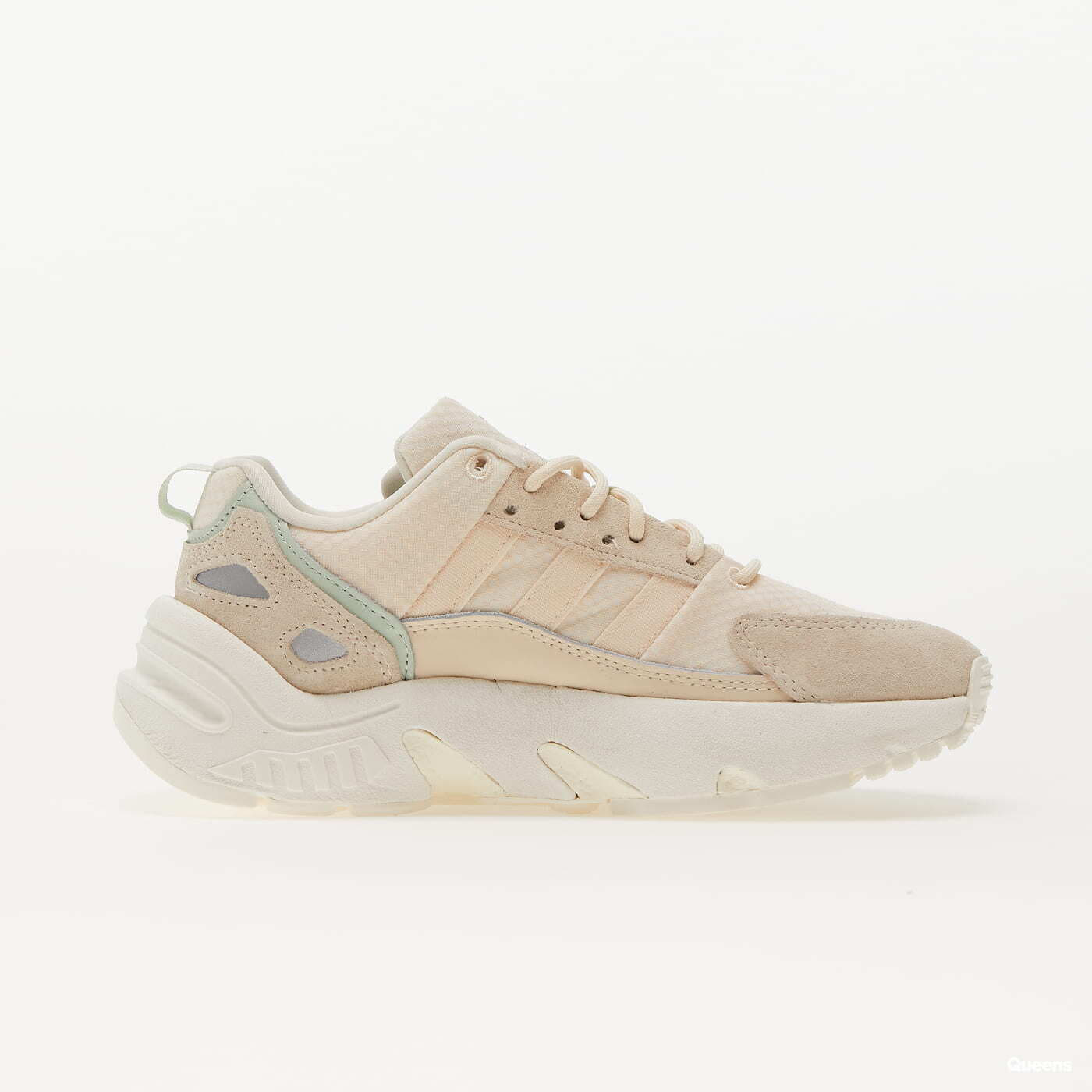 Naiste tossud ja kingad adidas Originals ZX 22 BOOST W Ecru Tint/ Linen Green/ Cloud White