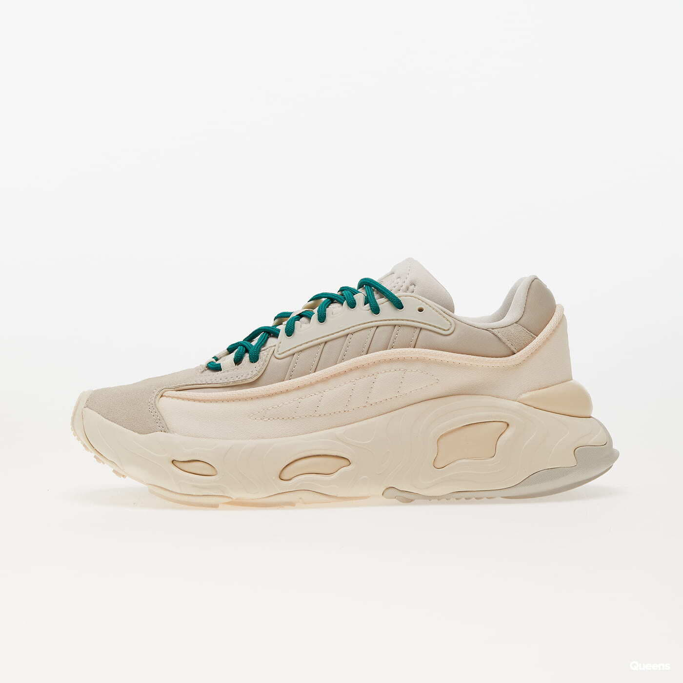 Pánské tenisky a boty adidas Originals Oznova Aluminium/ Ecru Tint/ Lust Green