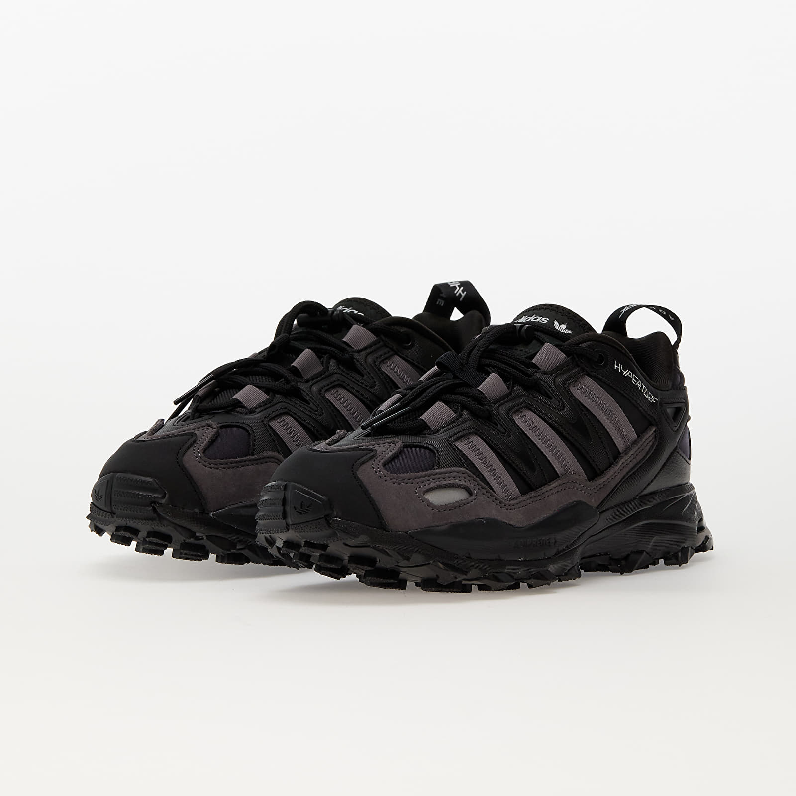 Men's sneakers and shoes adidas Originals Hyperturf Core Black/ Silver Metalic/ Trace Grey