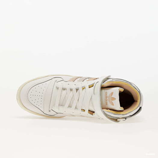 adidas Originals Forum 84 Hi Cloud White/ Magic Beige/ Aluminium | Queens
