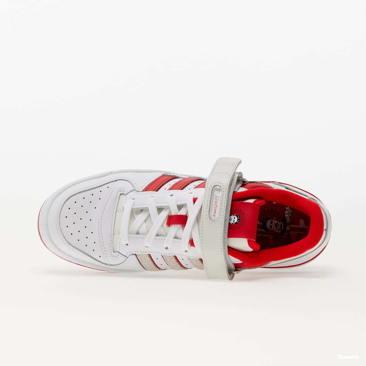 Sneakers und Schuhe fur Frauen adidas Originals Forum Low Trap Kitc Ftw White Ftw White Vivid Red Queens