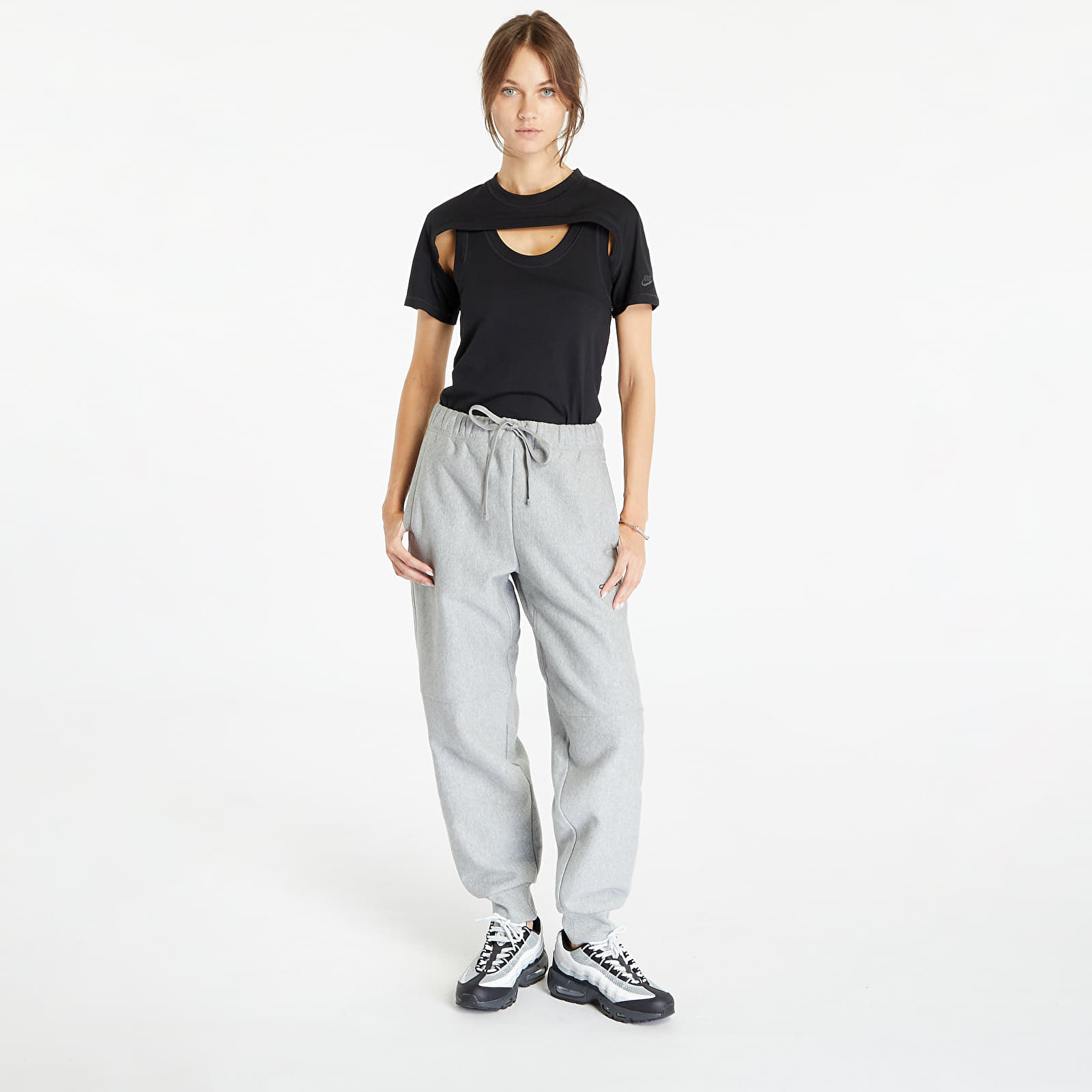 Jogginghosen Carhartt WIP American Script Jogging Pant Grey Heather