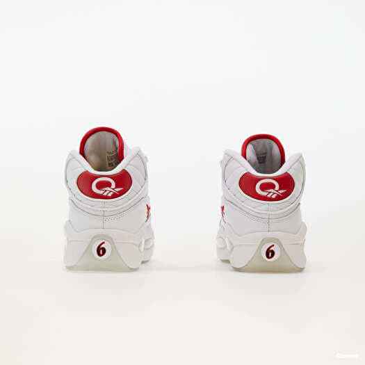 Red and white reebok questions hotsell
