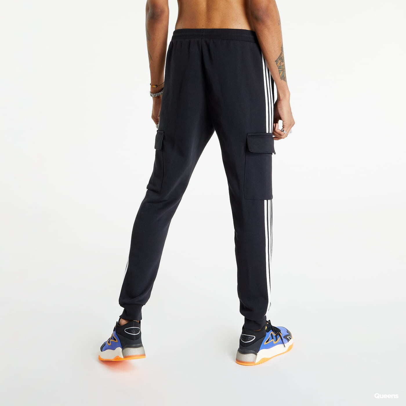 Jogger Pants adidas Originals Adicolor 3-Stripes Cargo Slim Joggers Black