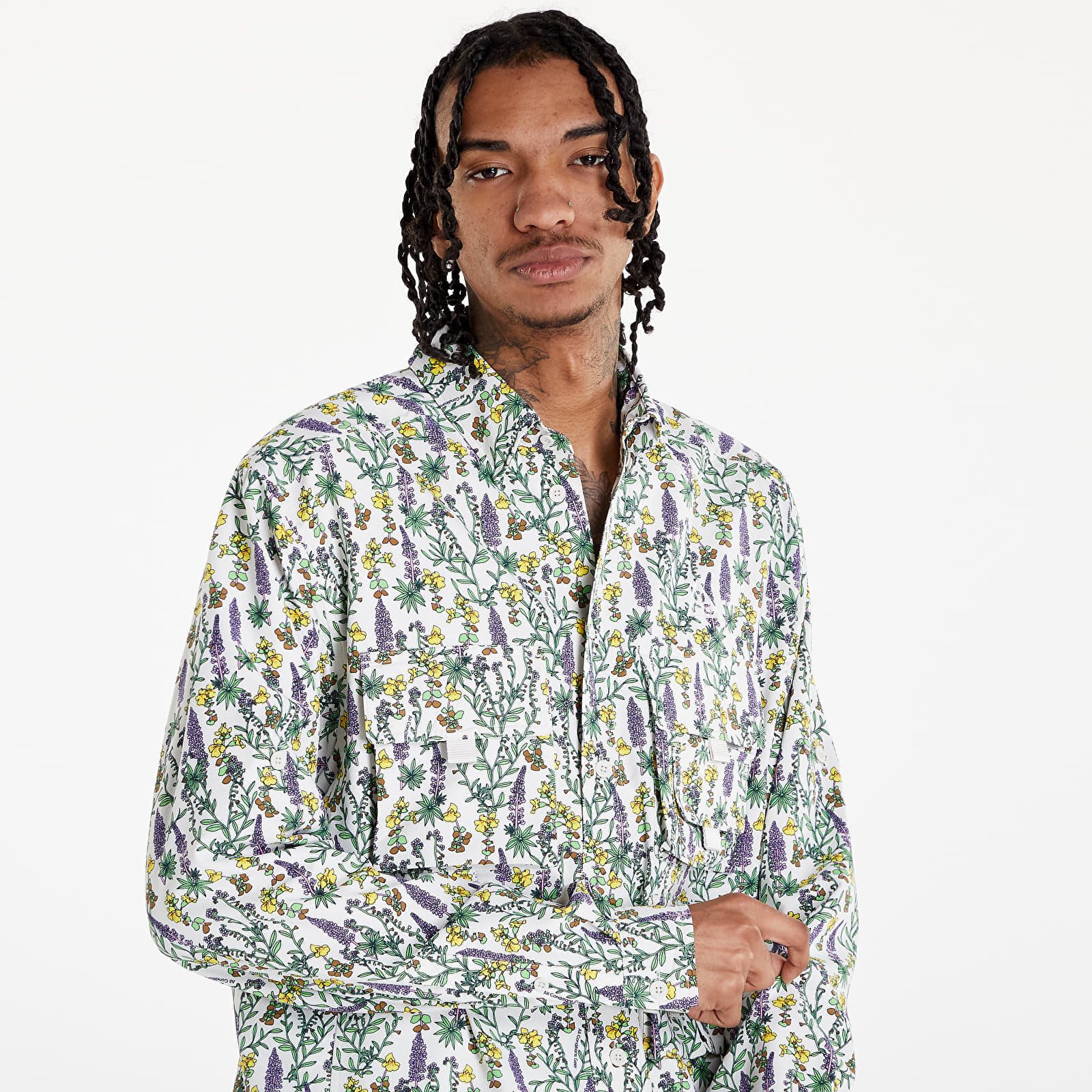 Krekli Nike ACG Dri-FIT ACG UV 'Snowgrass' White/ Green/ Purple