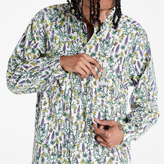 white purple and green nike shirt