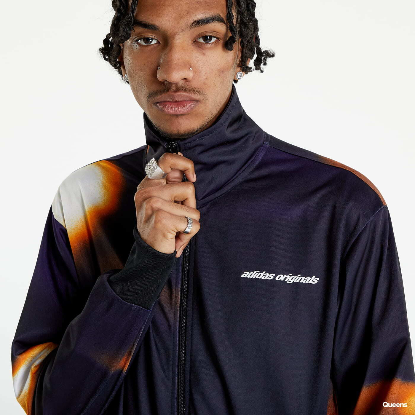 Hanorace adidas Originals Graphics Y2K Track Top Black