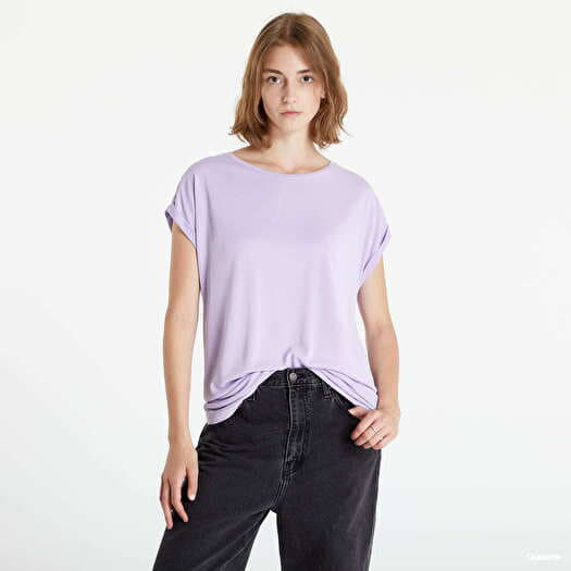 Tricou Urban Classics Ladies Modal Extended Shoulder Tee Purple