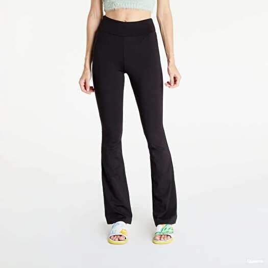 Leggins Urban Classics Ladies Recycled High Waist Flared Leggings Black