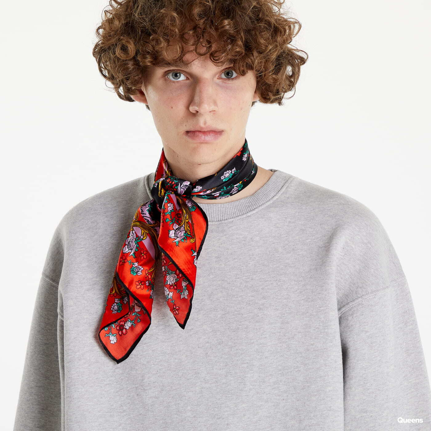 Mikiny PREACH Lined Logo Crewneck Grey