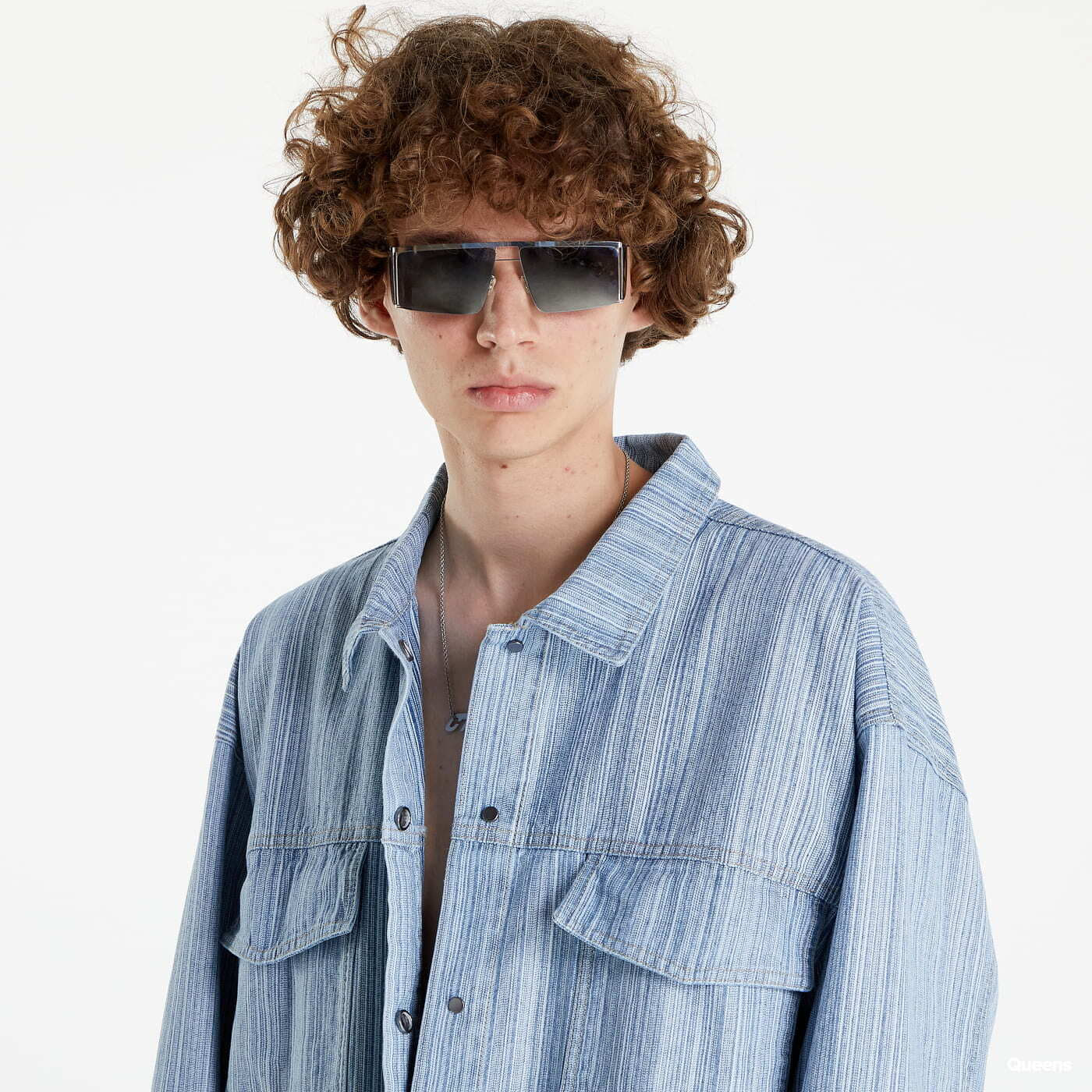 Jackets PREACH Striped Denim Jacket Blue